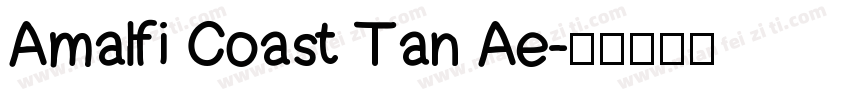 Amalfi Coast Tan Ae字体转换